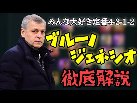【ウイイレ2021】4-3-1-2！ブルーノ・ジェネシオ監督を徹底解説！