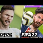 FIFA 22 vs eFootball 2022 – Graphics, Facial Expressions, Player Animations, Celebrations, etc