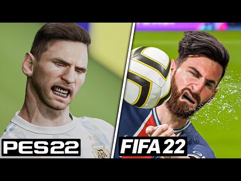 FIFA 22 vs eFootball 2022 – Graphics, Facial Expressions, Player Animations, Celebrations, etc