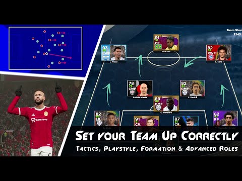 eFootball 2022 | Set your Team Up Correctly – Tactics, Playstyle, Formation & Advanced Roles