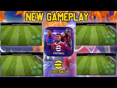 WOW NEW GAMEPLAY EFOOTBALL 2022 MOBILE MAKIN REALISTIS