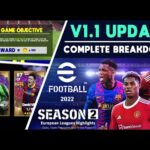 eFootball 2022 | V1.1 COMPLETE Breakdown – Objectives, Gameplay & New Legends!