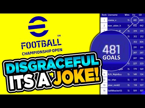 eFootball 2022 Chamionship Open RUINED by DISGRACEFUL & SHAMELESS CHEATERS!