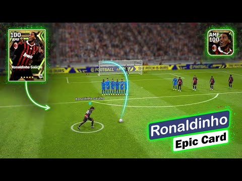 Ronaldinho EPIC Card Edition Arrived – Dribble – Freekick – Gameplay