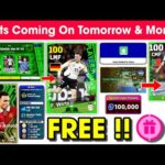 What Is Coming On Tomorrow & Next Monday In eFootball 2024 Mobile !! Upcoming Potw & Free Coins 🤩🔔