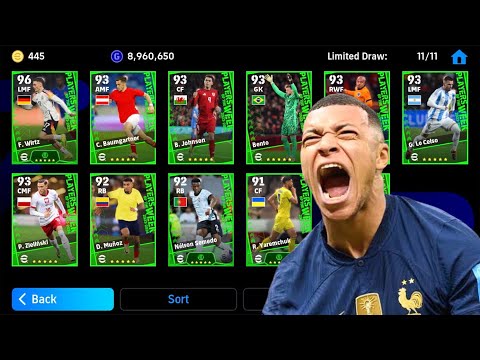 NEW FEATURED! 🎁🎁 PLAYER REWARDS X8 PACK OPENING!! EFOOTBALL 2024 MOBILE