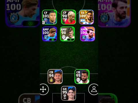 200 IQ Squad | 4-3-3 Formation | efootball 2024 mobile #smartsquad