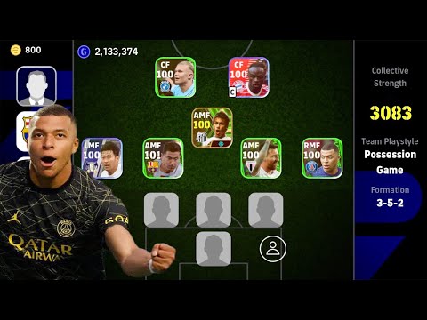 NEW BEST SQUAD!! 🤩🤩 AMF X3 – EFOOTBALL 2024 MOBILE