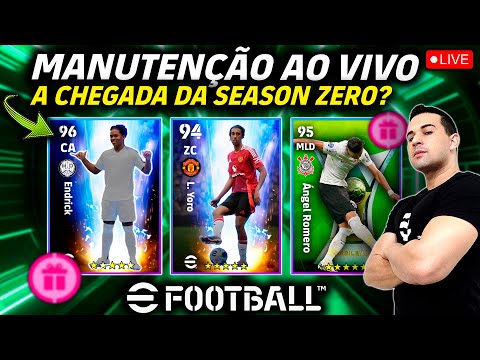 MANUTENÇÃO AO VIVO! NOVA SEASON 8 NO EFOOTBALL 2024 MOBILE